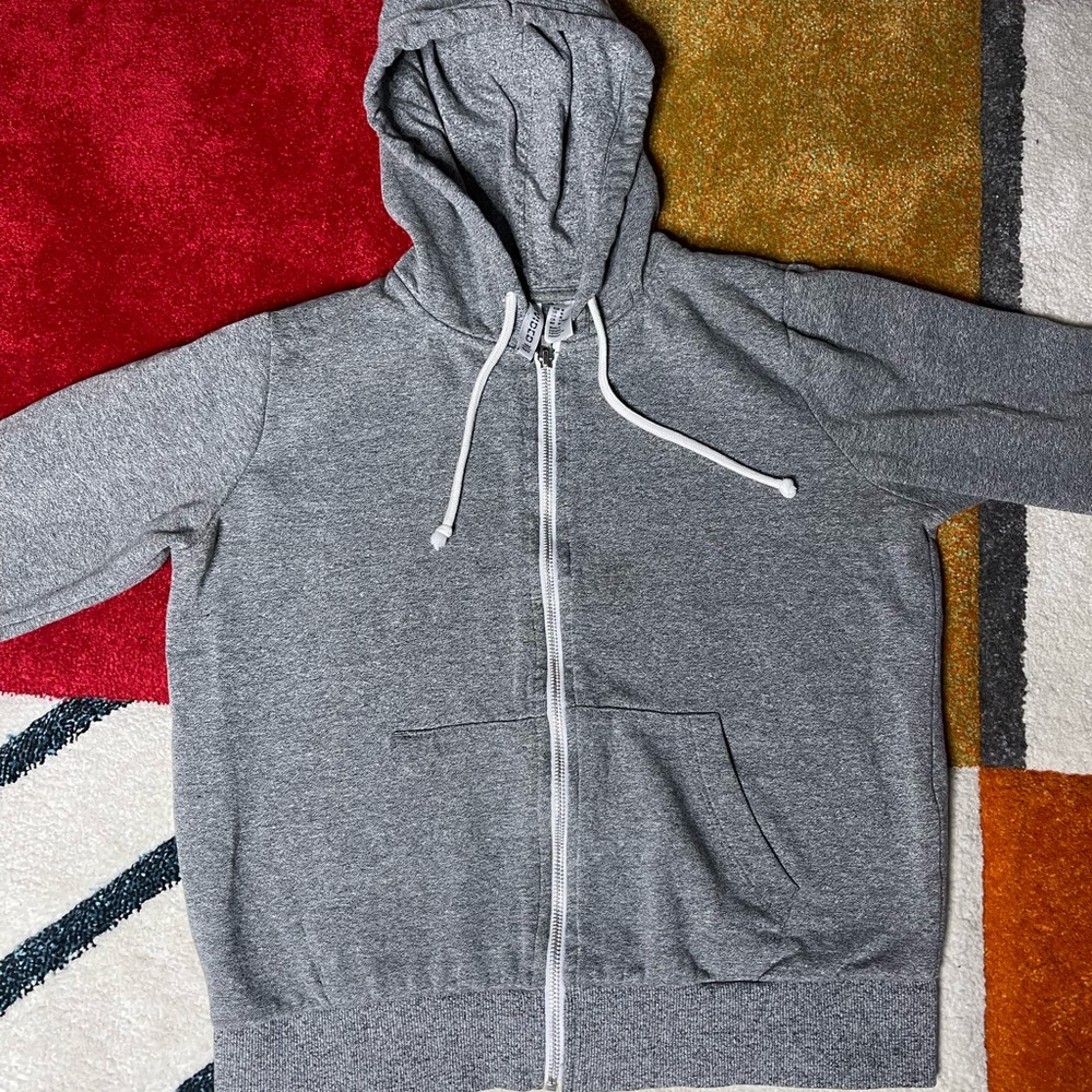 H&M Grey Zip Up Hoodie